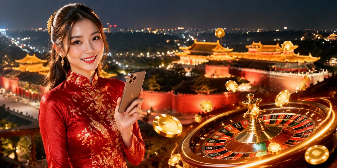 Người chơi tại Huế mặc áo dài trải nghiệm trò chơi casino và phân tích kèo trực tuyến